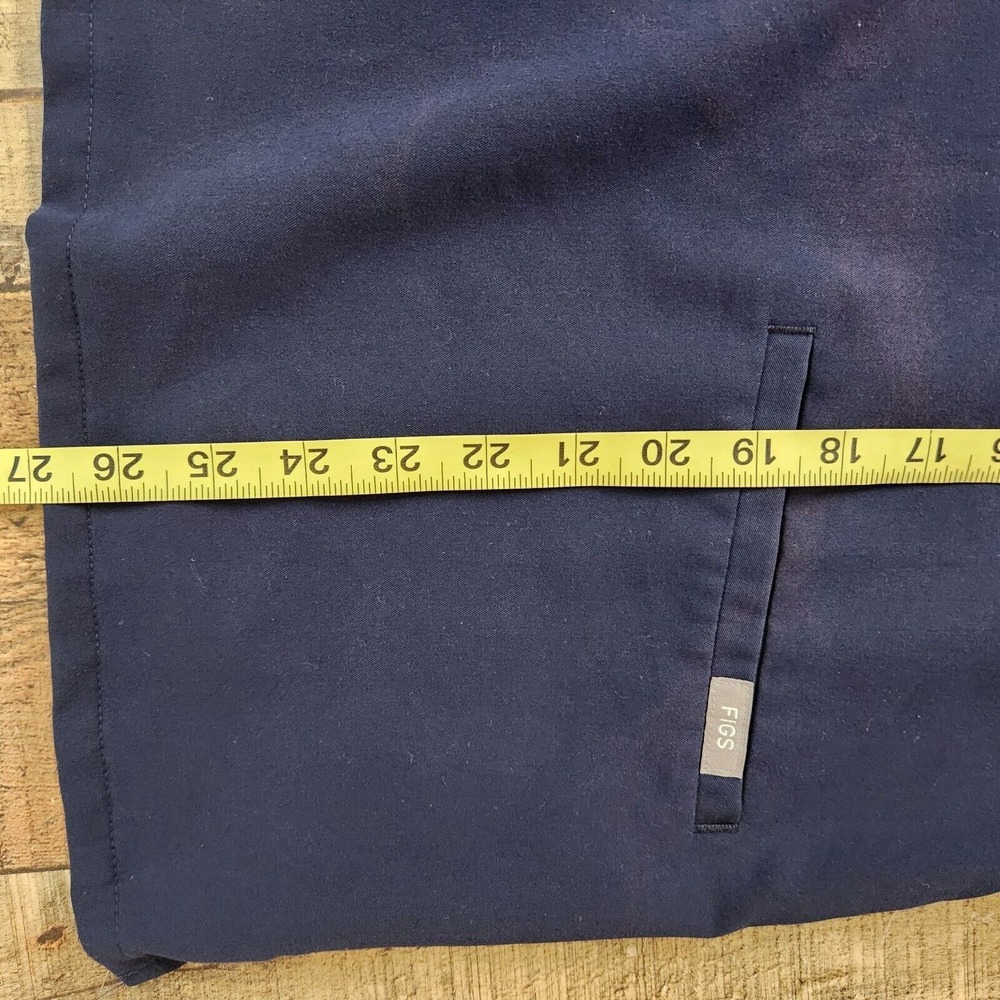 Figs Casma Three Pocket Scrub Women's Medium Blue Technical‎ Collection Uniform - Picture 5 of 8